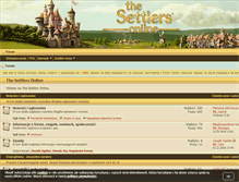 Tablet Screenshot of forum.thesettlersonline.pl