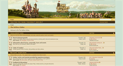 Desktop Screenshot of forum.thesettlersonline.net