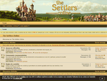 Tablet Screenshot of forum.thesettlersonline.fr